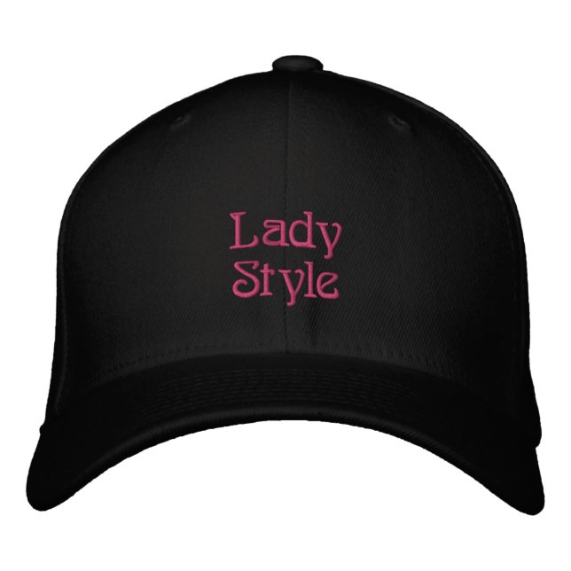 Damdamen Broderad Hatt Keps (Framsida)