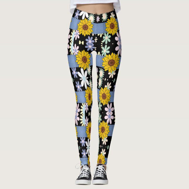 Damdamer långa leggings (Framsida)