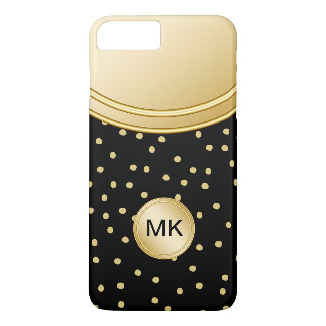 Damdamerkguld professionella monogramfodral Case-Mate iPhone skal (Baksida)