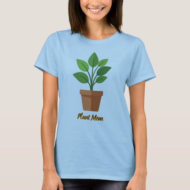 Damdesign för växtälskare  t shirt (Framsida)