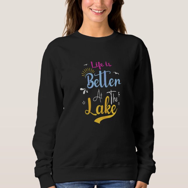 Damdesign vid sjön Camping 2022 T Shirt (Framsida)