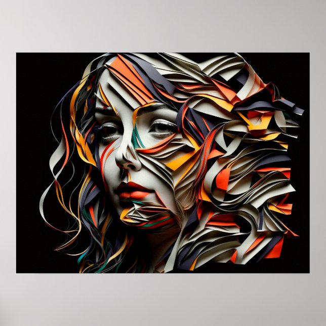 Dame de papier poster (Framsidan)