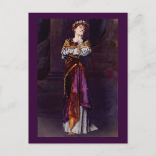 Dame Ellen Terry as Imogen - Alma-Tadema Vykort