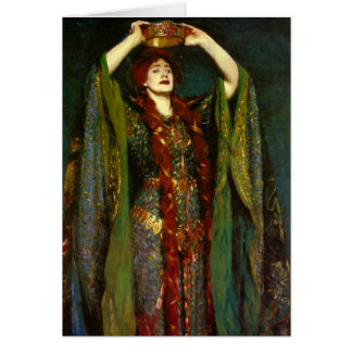 Dame Ellen Terry av John Singer Sargent Hälsningskort