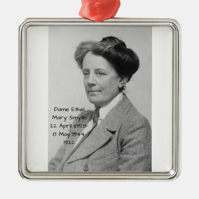 Dame Ethel Mary Smyth, 1922 Julgransprydnad Metall (Framsidan)