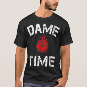 Dame Time Basketball Fläkt Gift T Shirt