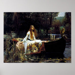 Damen av schalottenlöken poster