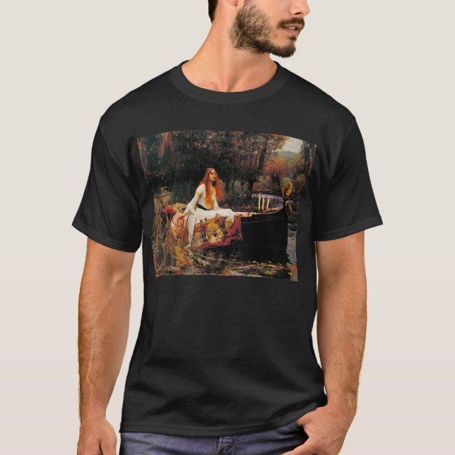 Damen av Shalott, C. 1888 vid den John waterhousen T Shirt (Framsida)