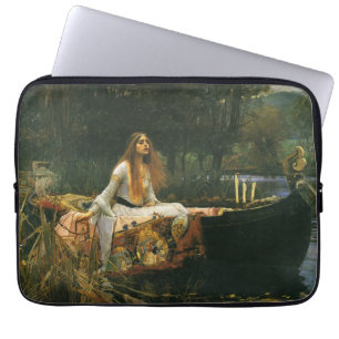 Damen av Shalott på fartyget vid JW-waterhousen Laptop Fodral