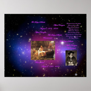 Damen av Shalott Poster