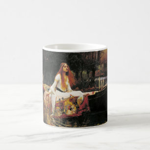 Damen av Shalott vid den John William waterhousen Kaffemugg