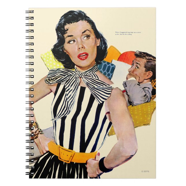 Damen förolämpades anteckningsbok (Framsidan)