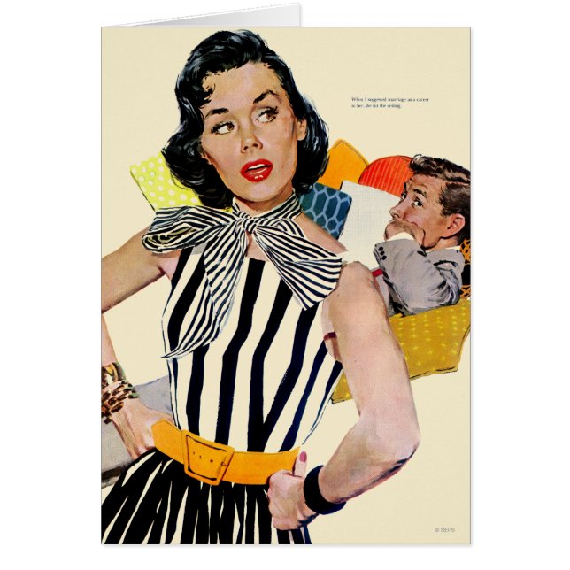 Damen förolämpades OBS kort (Framsidan)