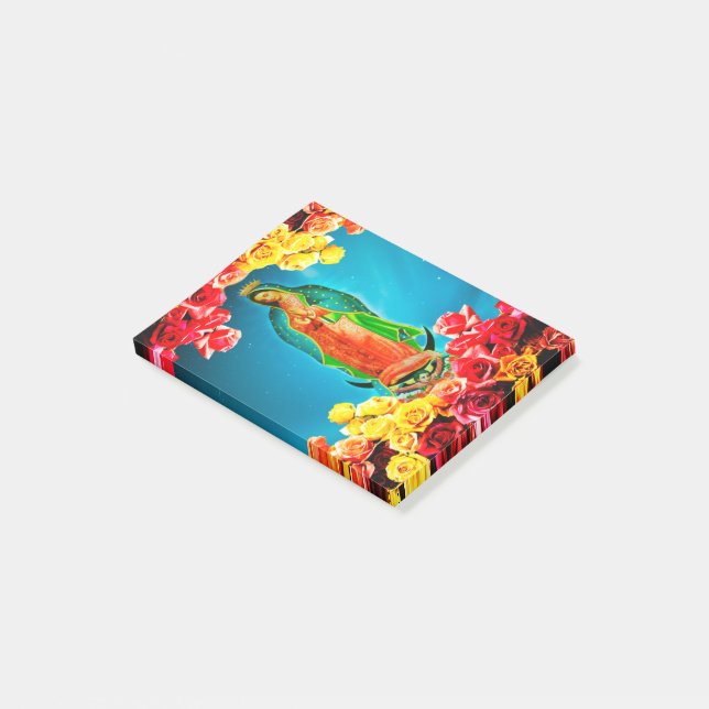 Damen Guadalupe Söt Post noterar det Post-it Block (Vinklad)