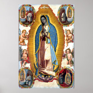Damen Guadalupe Visions Poster