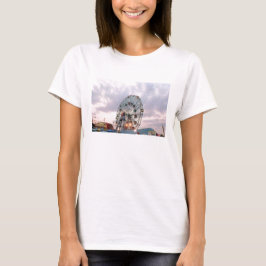 damen " hjul vid dubbelljus" t-shirt