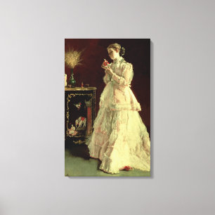 Damen i rosor, 1867 canvastryck