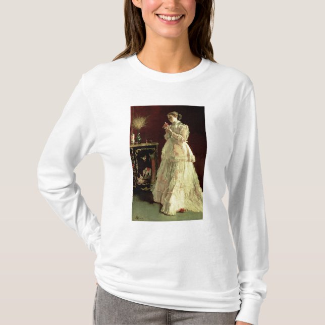 Damen i rosor, 1867 tee (Framsida)