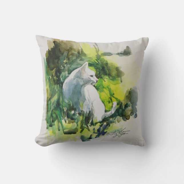 Damen i solen kudder kudde (Framsida)