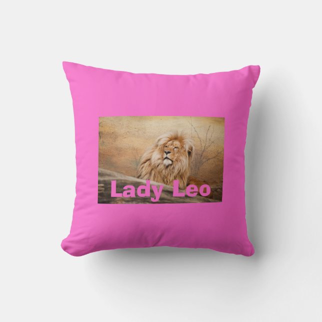 Damen lejona Leo kudder Kudde (Framsida)