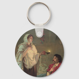 Damen med lampan (Florence Nightingale) Nyckelring