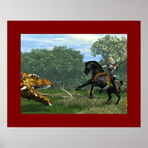 Damen och draken poster