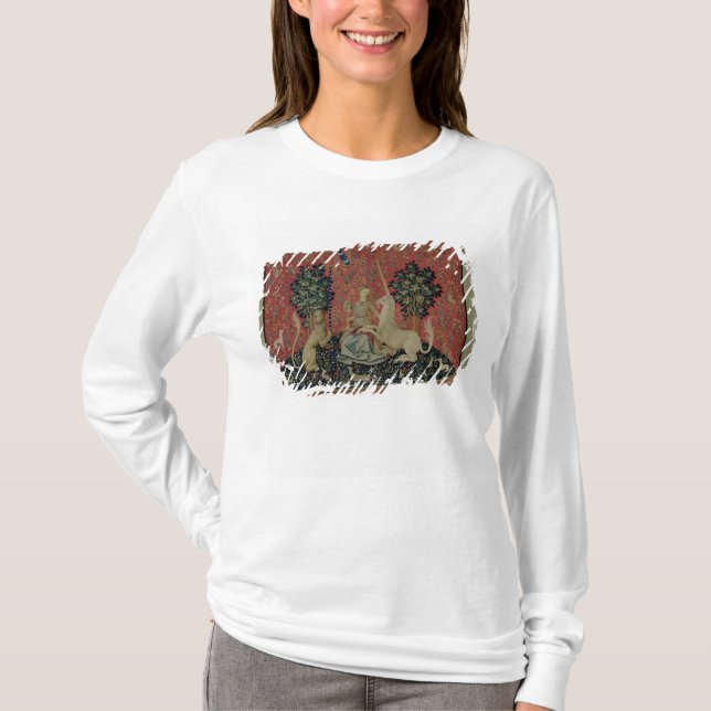 Damen och unicornen: "Sight T-shirt (Framsida)