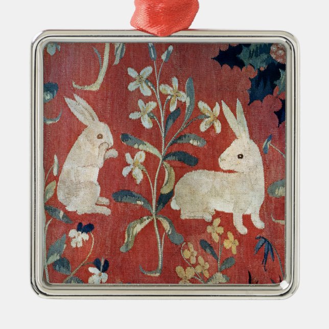 Damen och unicornen: 'Taste Julgransprydnad Metall (Framsidan)