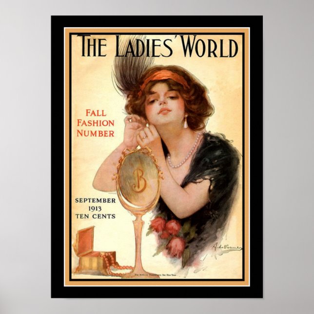 "Damen World" 1913 Poster (Framsidan)