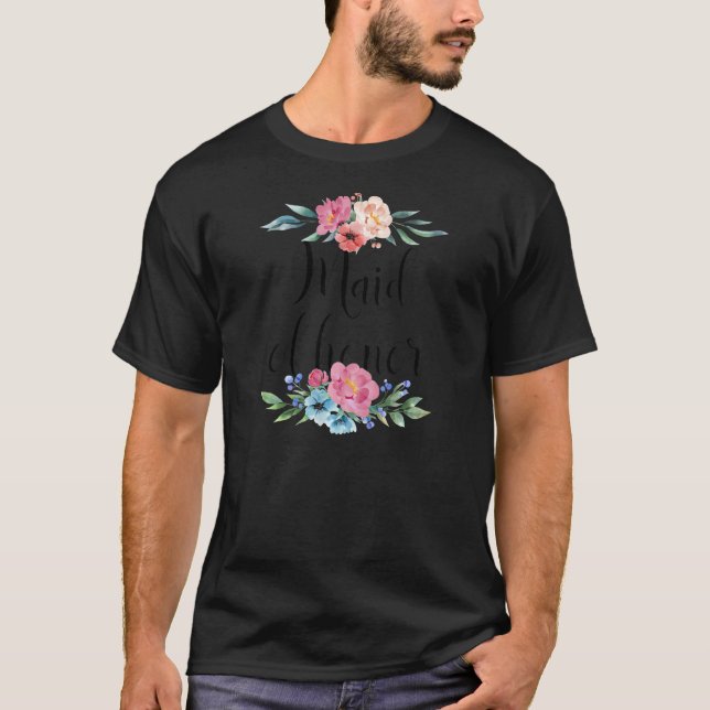 Damens Brudtärna för Bröllopsdagsförslag Bröllop T Shirt (Framsida)