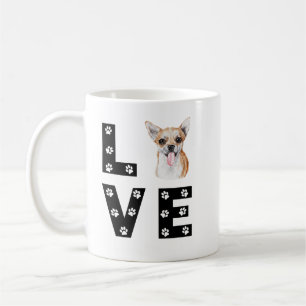 Damens Chihuahua Hund Valp Kärlek Present , chihua Kaffemugg