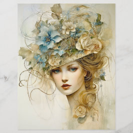 Damens glimt skrapbokspapper