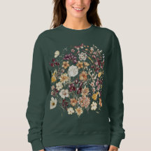 Damens GRÖNA Crew Tröja – Mysig & Stylisk Pullover