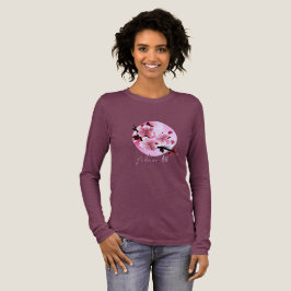 Damens Sakura Långärmad T-Shirt