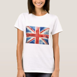 damens union jack t-shirt