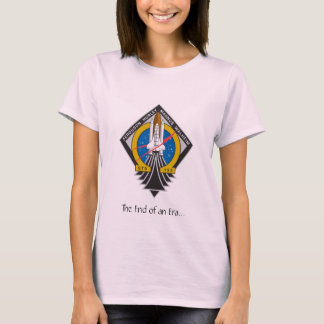 Damer Atlantis STS-135, "avsluta babyen som av för T-shirt