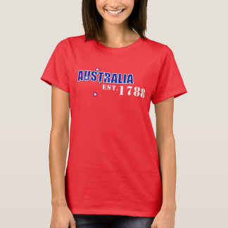 Damer Australien, Est. skjorta 1788 T-shirt