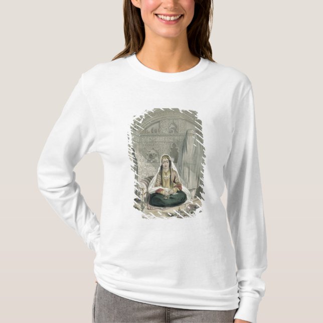 Damer av Caubul i deras in och Ut-av-Dörren Costu T-shirt (Framsida)
