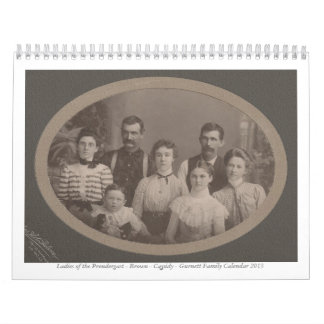 Damer av Prendergasten, brunt, Cassidy, Gurnett Kalender