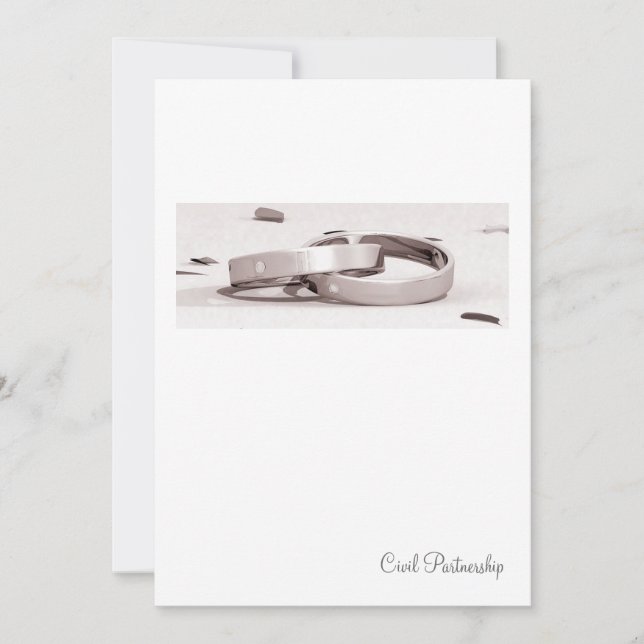 Damer Entwined inbjudan för partnerskap för ringBL (Framsida)