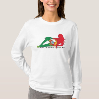 Damer födda hoody Portugal hitåt T-shirt