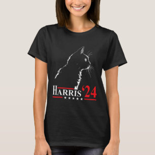 Damer för Kamala Rolig Katt 2024 President Kamala T Shirt