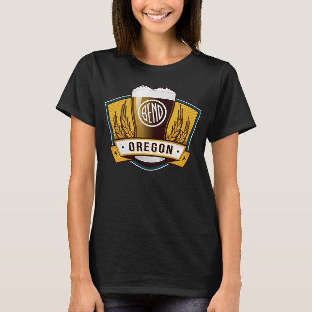 Damer för krökningbrygdbära t-shirt (Framsida)