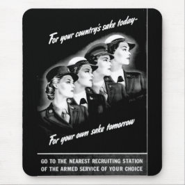 Damer går till den mest nearest rekrytera musmatta