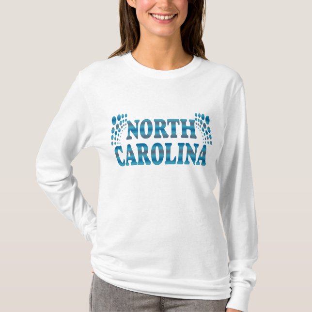 Damer North Carolina Hoody T-shirt (Framsida)
