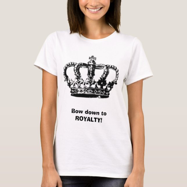 Damer! [Pilbågen besegrar till royalty. ] T-shirt (Framsida)