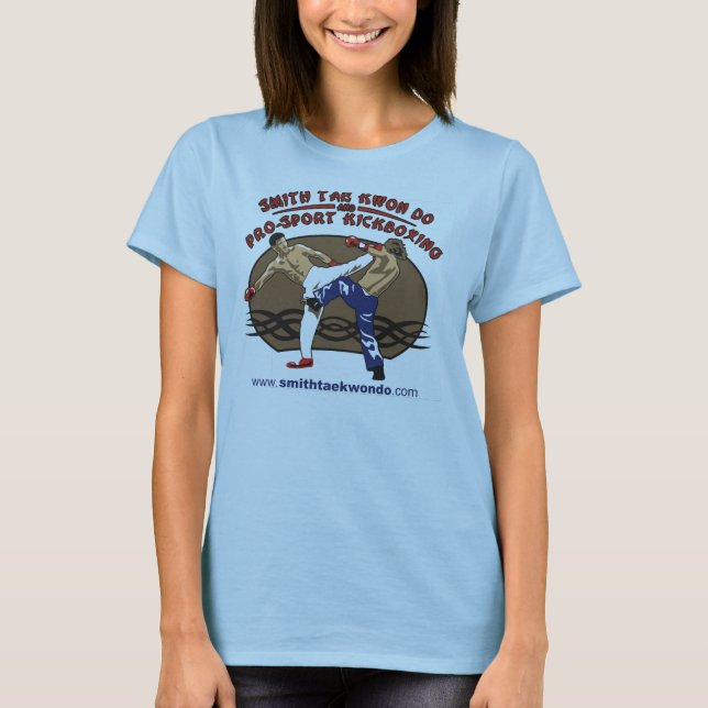 Damer slogg det slipade springet t shirt (Framsida)