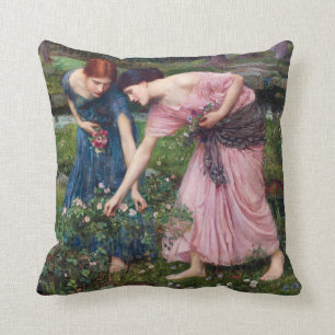 Damer som plockar rosor, John William Waterhouse Kudde