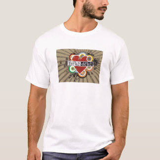 damer T för hjärta mimi Shirt