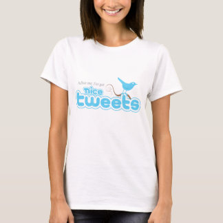 Damer T för Nice Tweetskortärmad T Shirt